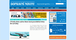Desktop Screenshot of dnoviny.cz