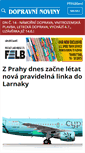 Mobile Screenshot of dnoviny.cz